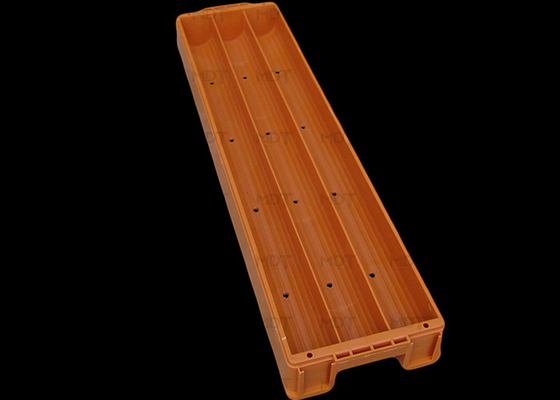 Noyau de forage de couleur orange de boîte de noyau en plastique de fente de 1070mm de long de 70mm