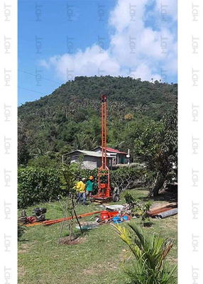 Forage de 150 mètres, foreuse géophysique avec fonction SPT et forage à percussion