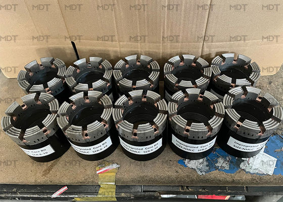 Qualité  ISO9001 Standard NMLC BMLC NMLC HMLC Impregnated Diamond Core Bits For Granite usine
