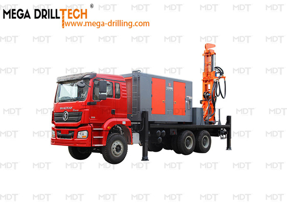 Forage de puits d'eau monté sur camion Forage hydraulique complet multi-fonction