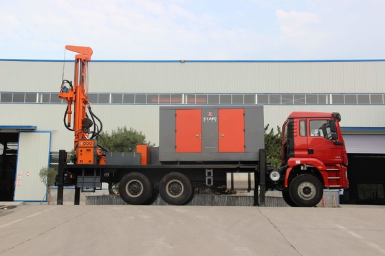 Forage de puits d'eau monté sur camion Forage hydraulique complet multi-fonction