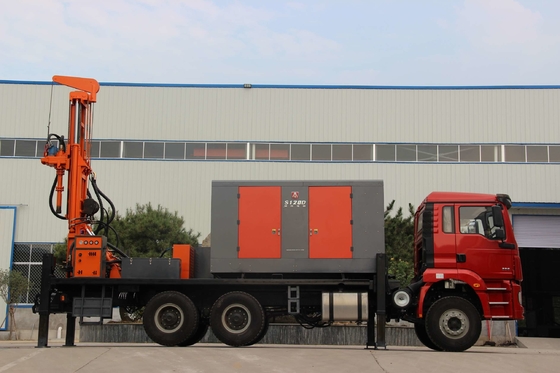 Forage de puits d'eau monté sur camion Forage hydraulique complet multi-fonction