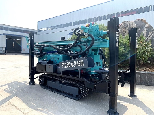Tracteur monté sur puits hydrauliques pour le forage de forage 100 m 800 m