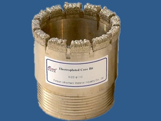 Trépans diamantés imprégnés durs Trépans diamantés électrolytiques