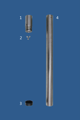 Échantillonneur de piston de tube de Shelby de noyau de forage de mur mince de 2 pouces