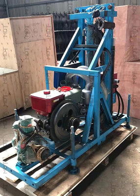 compresseur portatif de machine de plate-forme de forage de puits d'eau pour le forage de puits d'eau prix de la machine de forage de puits de forage hydraulique