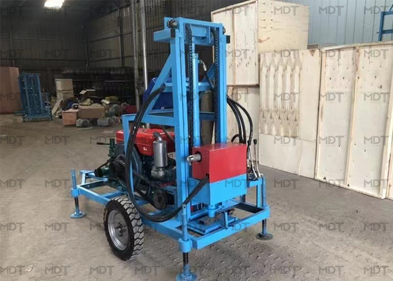 compresseur portatif de machine de plate-forme de forage de puits d'eau pour le forage de puits d'eau prix de la machine de forage de puits de forage hydraulique