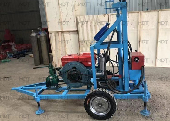 compresseur portatif de machine de plate-forme de forage de puits d'eau pour le forage de puits d'eau prix de la machine de forage de puits de forage hydraulique