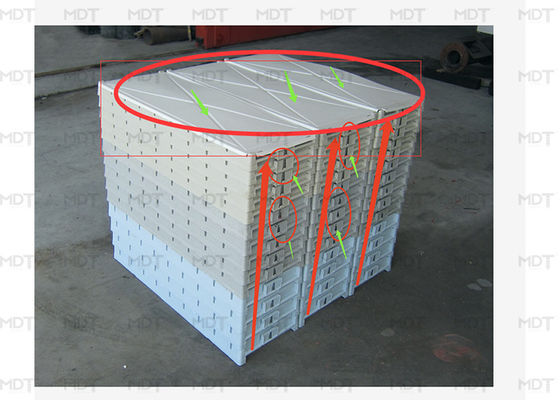 Échantillon de sol stockant le QG en plastique de noyau de boîte de noyau dans diverses tailles