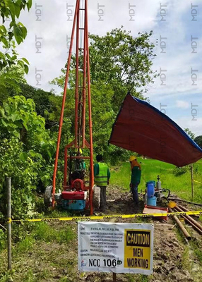 foreuse d'étude de sol de diamètre de 300mm pour l'exploration minière