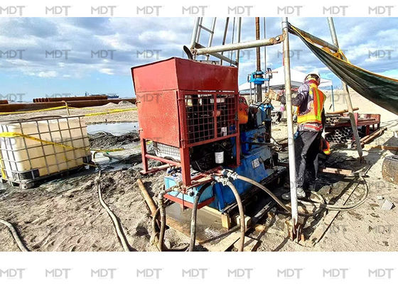 Forage certifié ISO9001 de la plate-forme de forage d'axe 200m profondément pour la construction