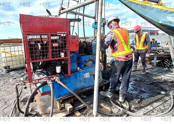 Forage certifié ISO9001 de la plate-forme de forage d'axe 200m profondément pour la construction