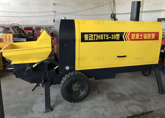 La petite remorque de machine du béton projeté MDT-30 a monté la pompe concrète