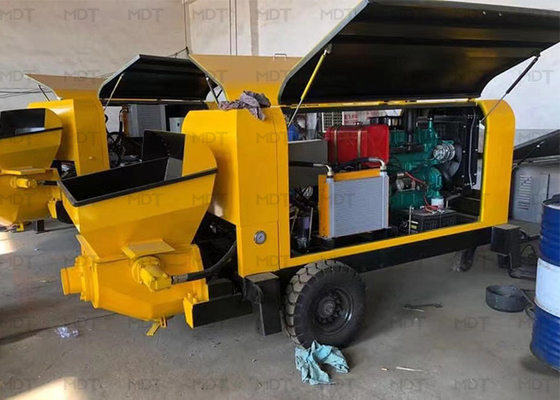 Pompe d'injection de béton montée sur remorque 15m³/h MEGA DRILLTECH