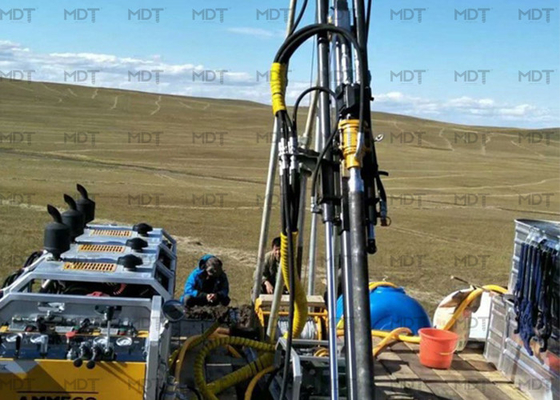 Perçage de noyau de essai du sol 55KN Rig Diamond Drill Rigs Portable