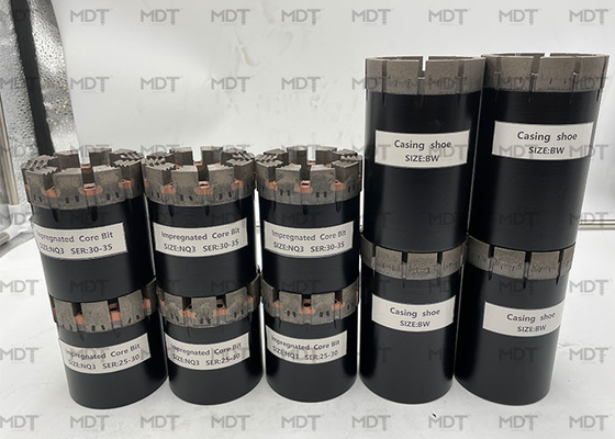 ISO9001 a imbibé Diamond Core Bits