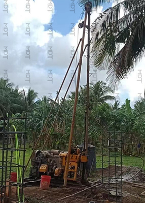 Moteur de la foreuse 42KW d'essai d'huile de plate-forme de forage d'axe d'enquête de sol