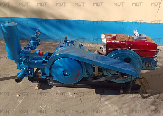 Pompe à boue de forage triple horizontal à piston alternatif à double action