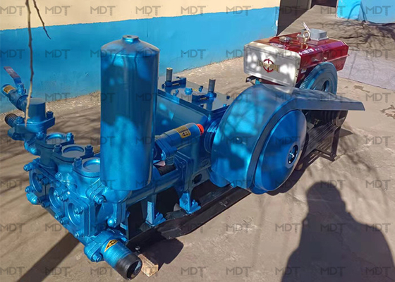 Pompe à boue de forage triple horizontal à piston alternatif à double action
