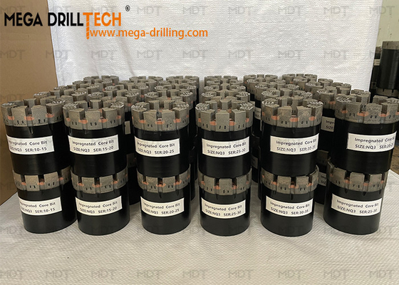 Trépans diamantés imprégnés NQ3